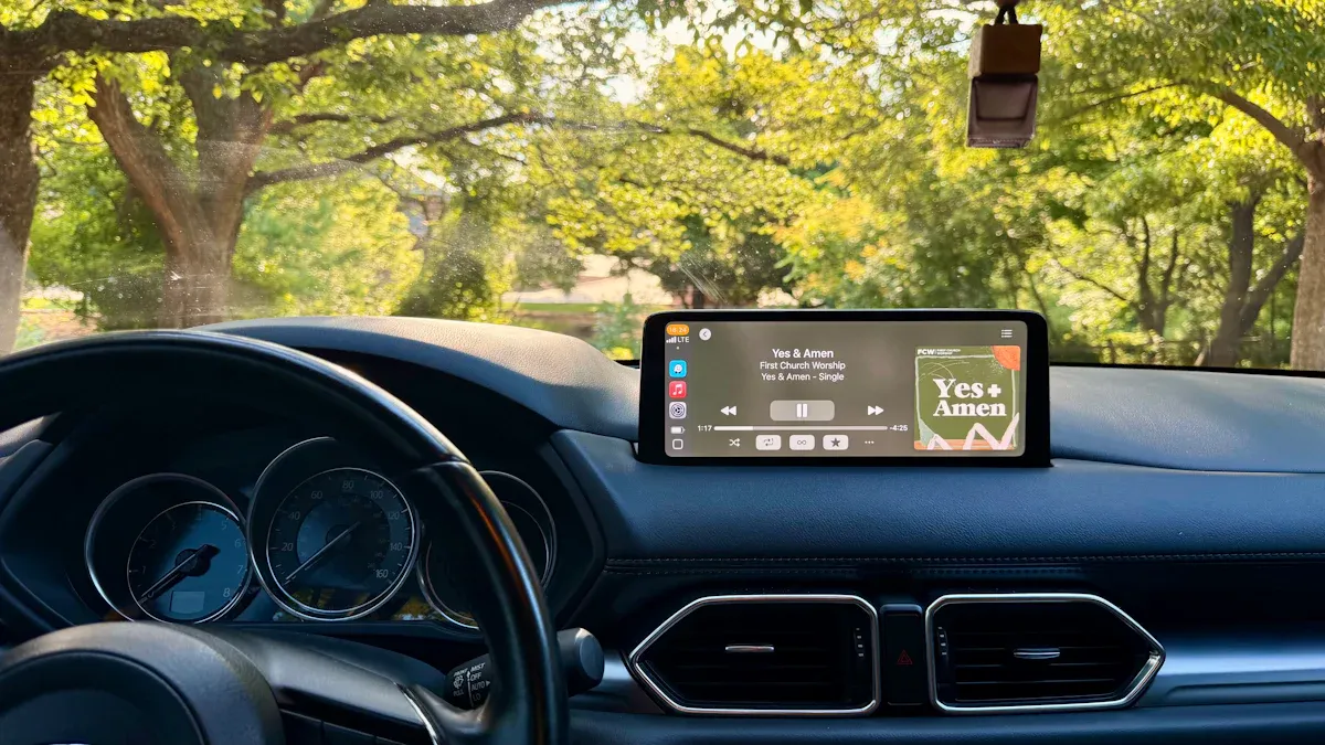 Locating the Navigation SD Card Slot