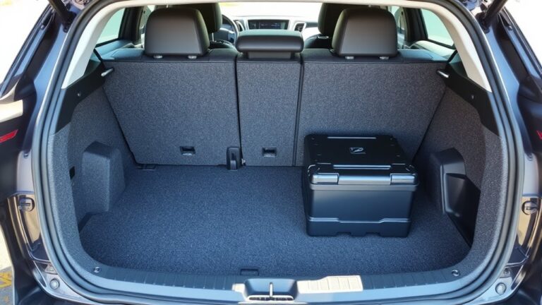 trunk under seat engine bay