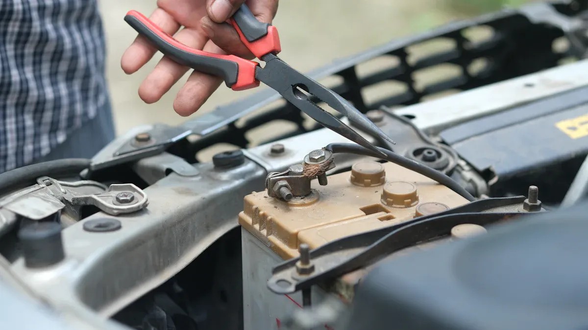 Corroded or Loose Battery Terminals